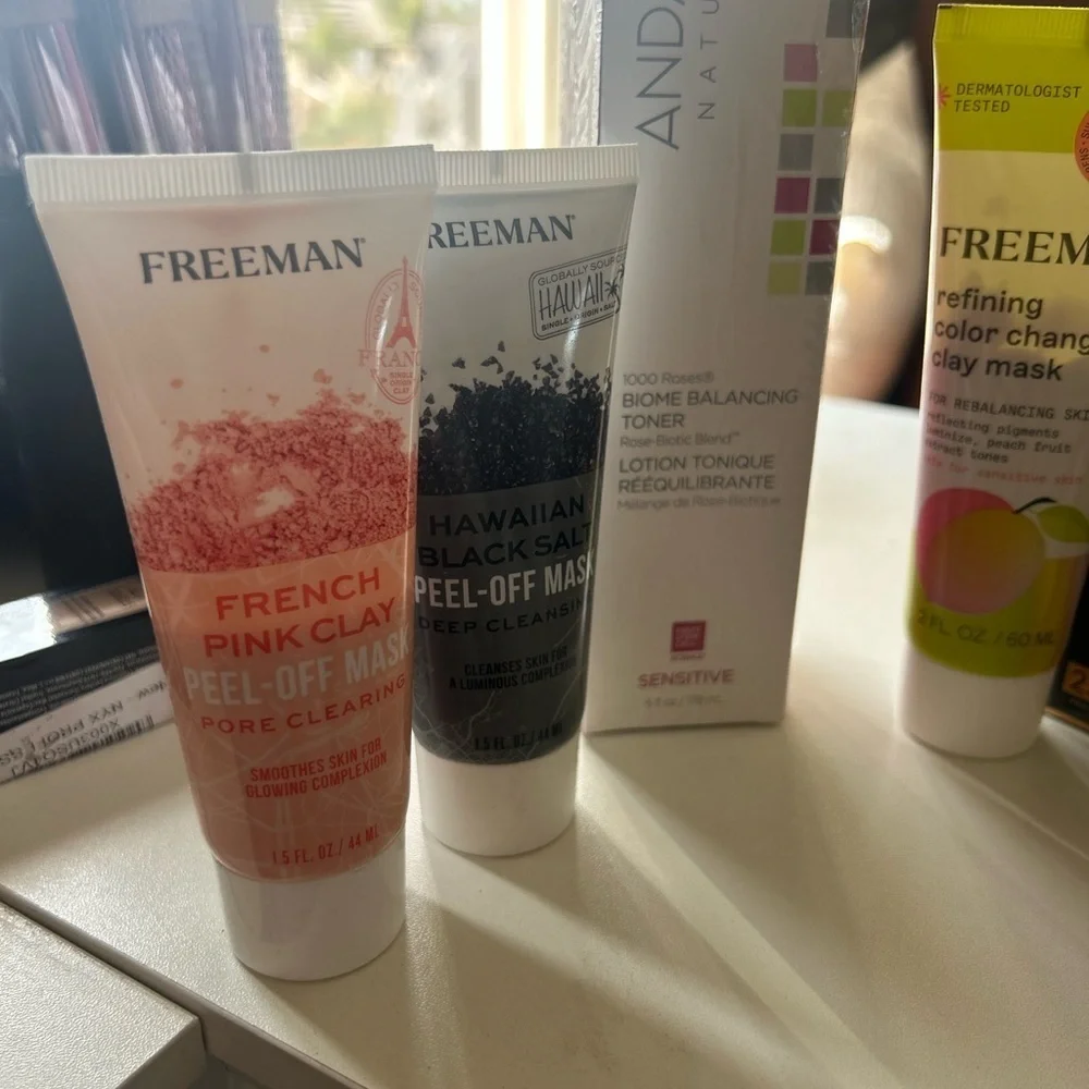 New Skincare Bundle Freeman and Andalou Face Mask Set